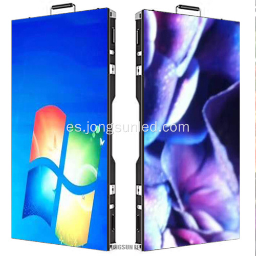 Alquiler de pantalla LED para interiores P4.81 a todo color de 500x1000